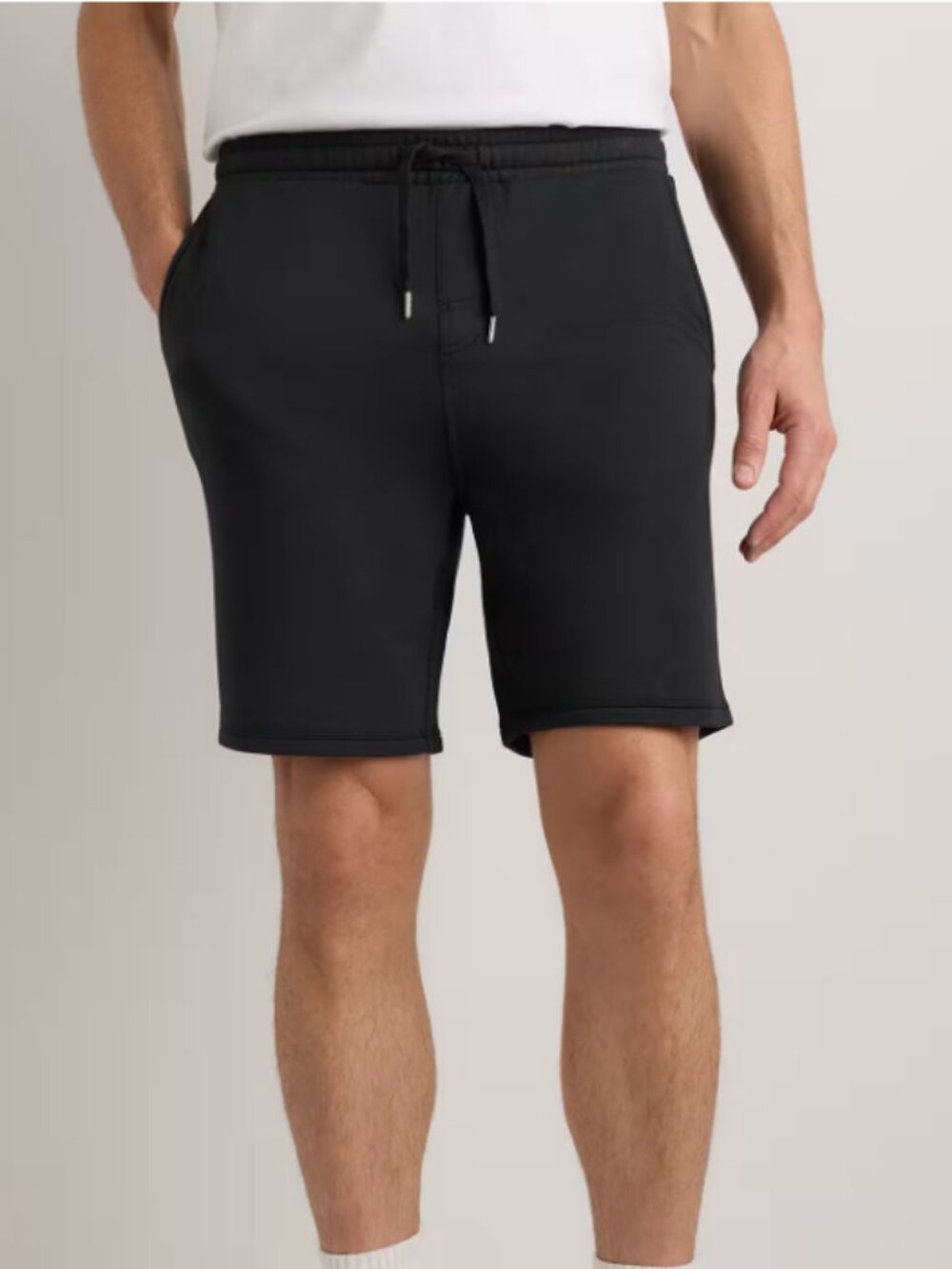 Quince NWOT Supersoft Fleece 7.5" Sweatshort Black XL